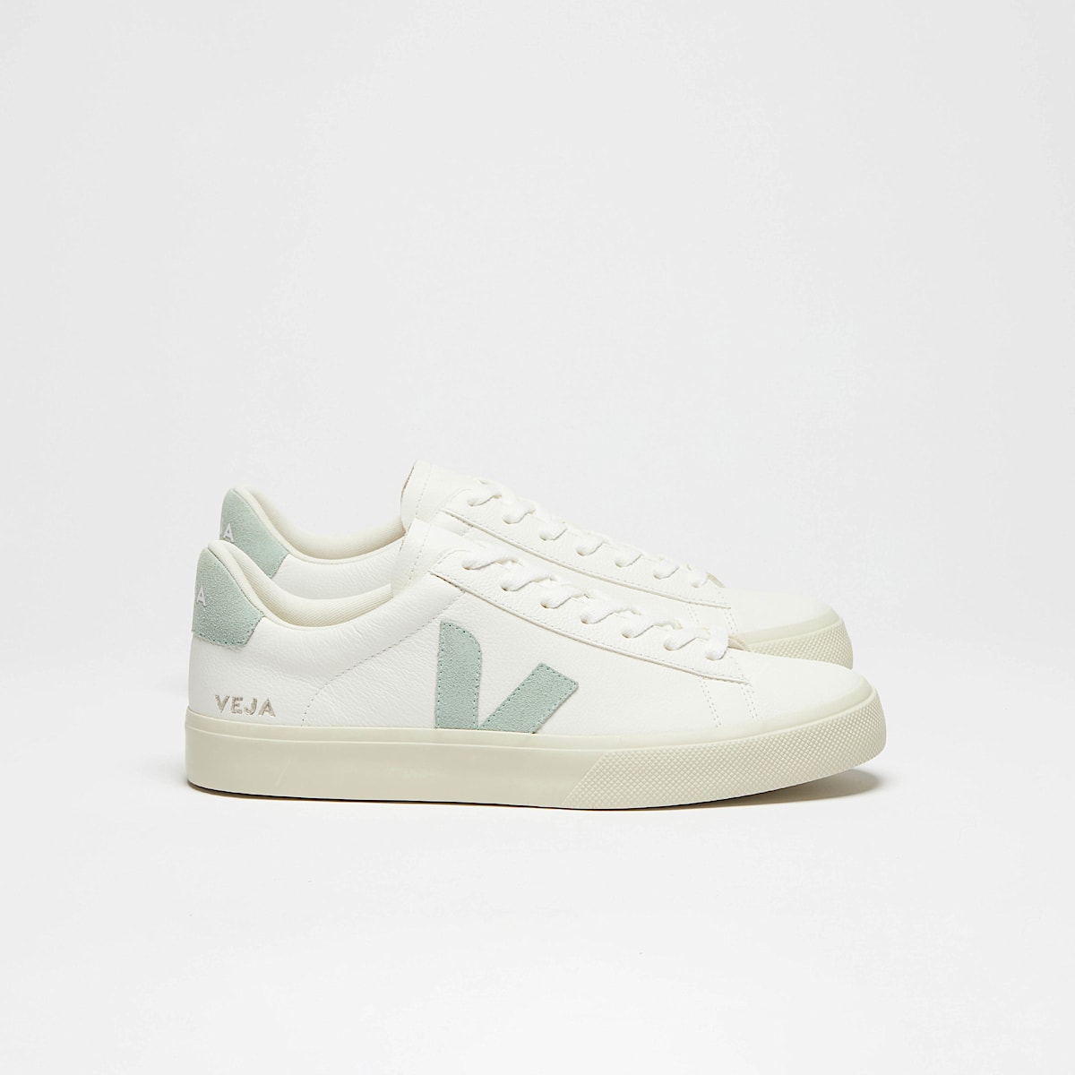 veja baskets campo cuir blanc CP0502485 Lateral view