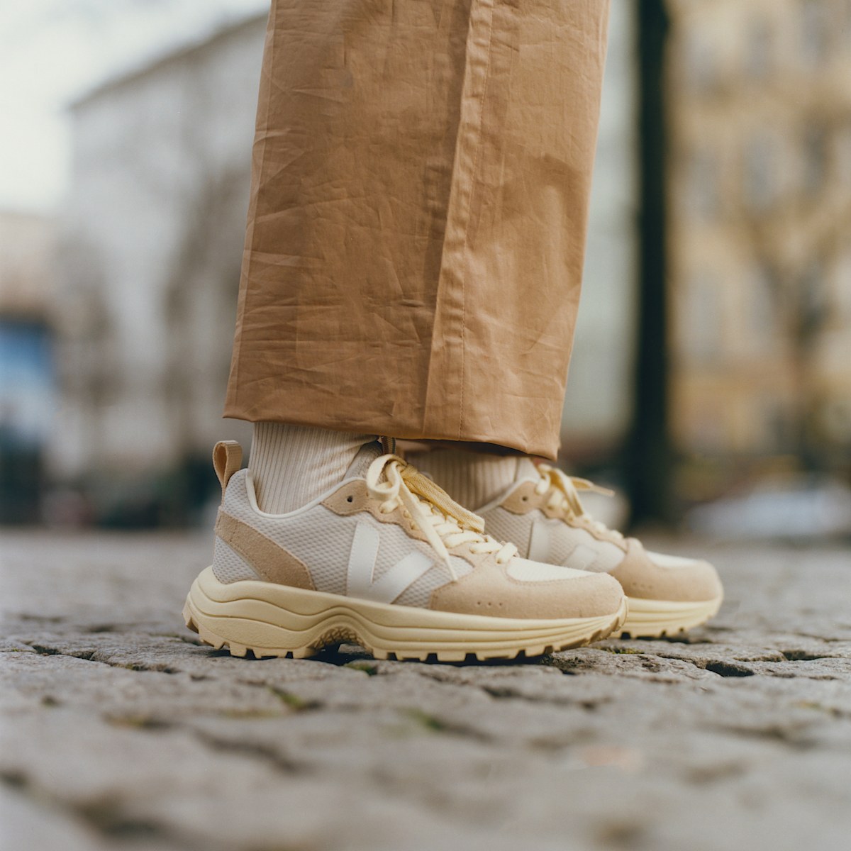 veja sneakers venturi reciclado bege VT0103014