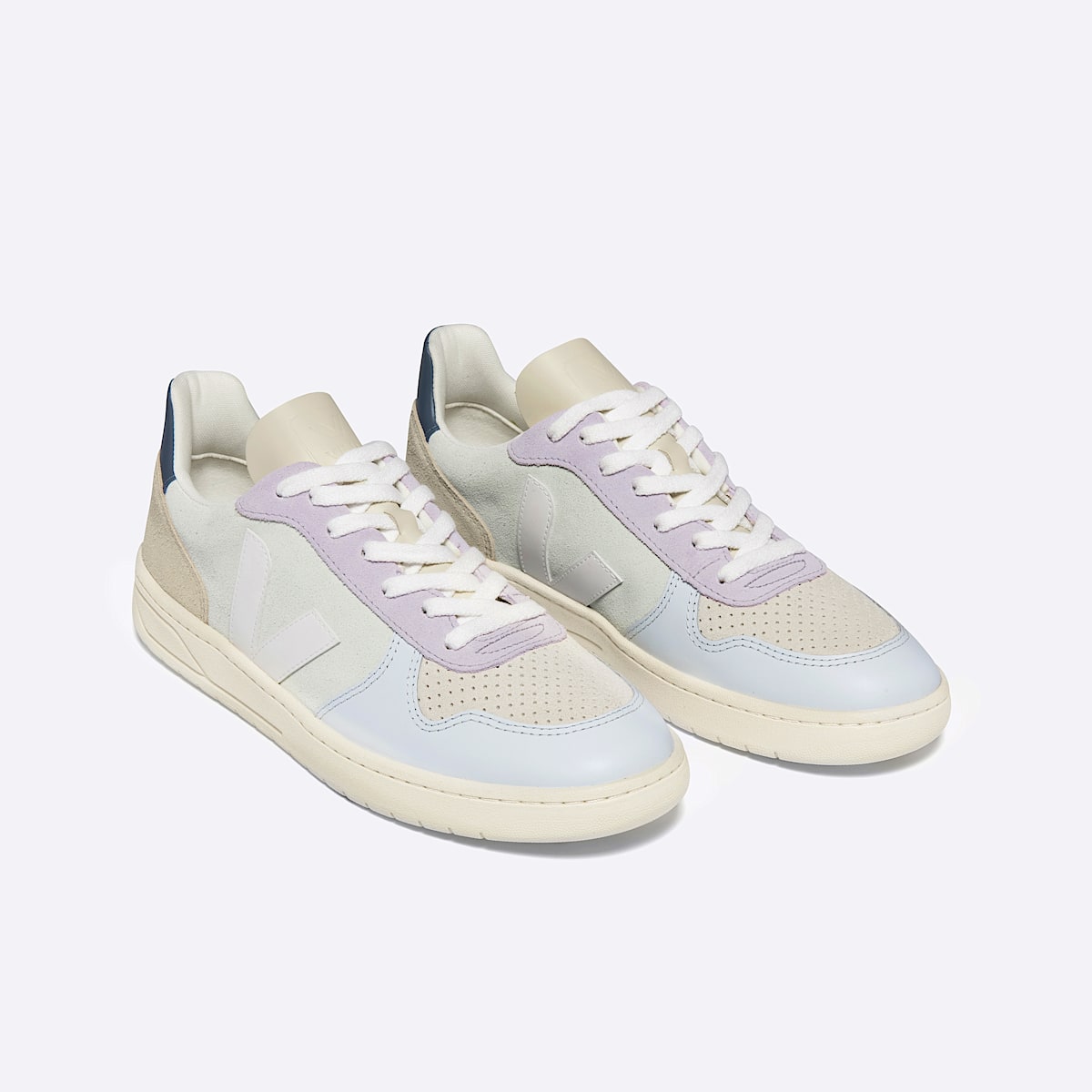 veja sneakers v-10 suede multicolor VX0303119 Top view