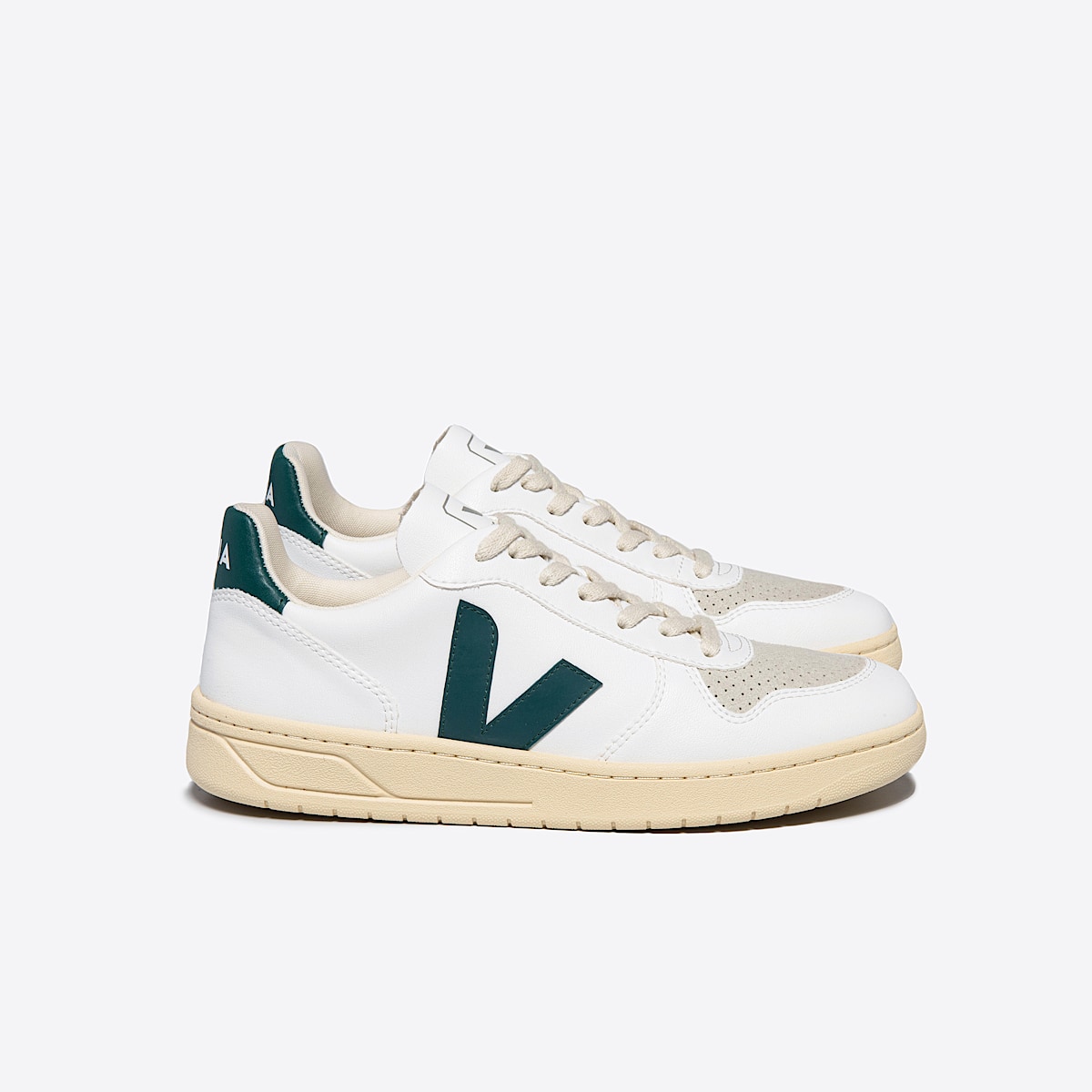 veja sneakers v-10 vegan white VX0703143 Lateral view