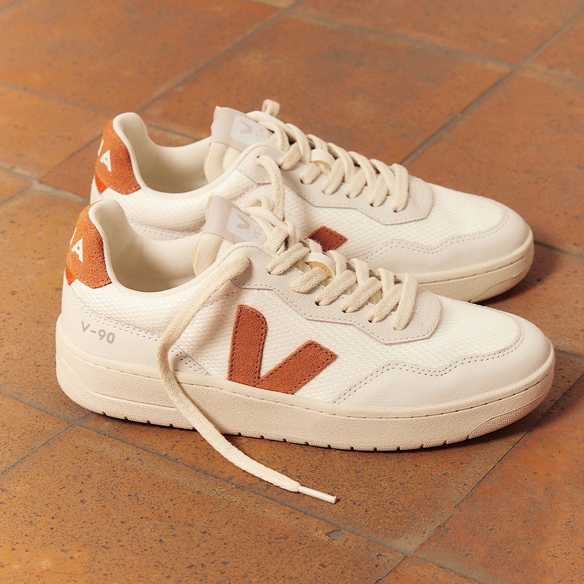 veja sneaker v-90 recycelte weiss VD1720739
