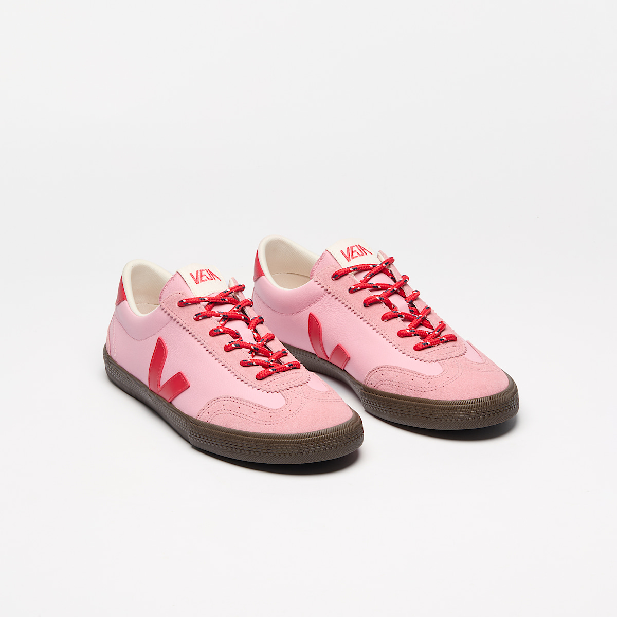 veja volley cuero-orgánico rosa VO2021182