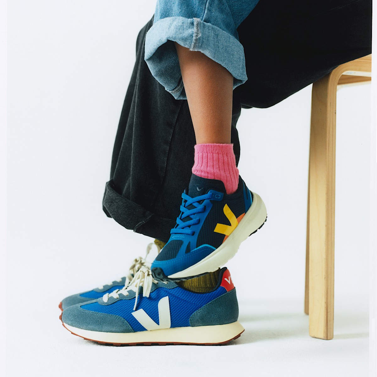 veja sneaker small-canary-light recycelte blau YL1820624