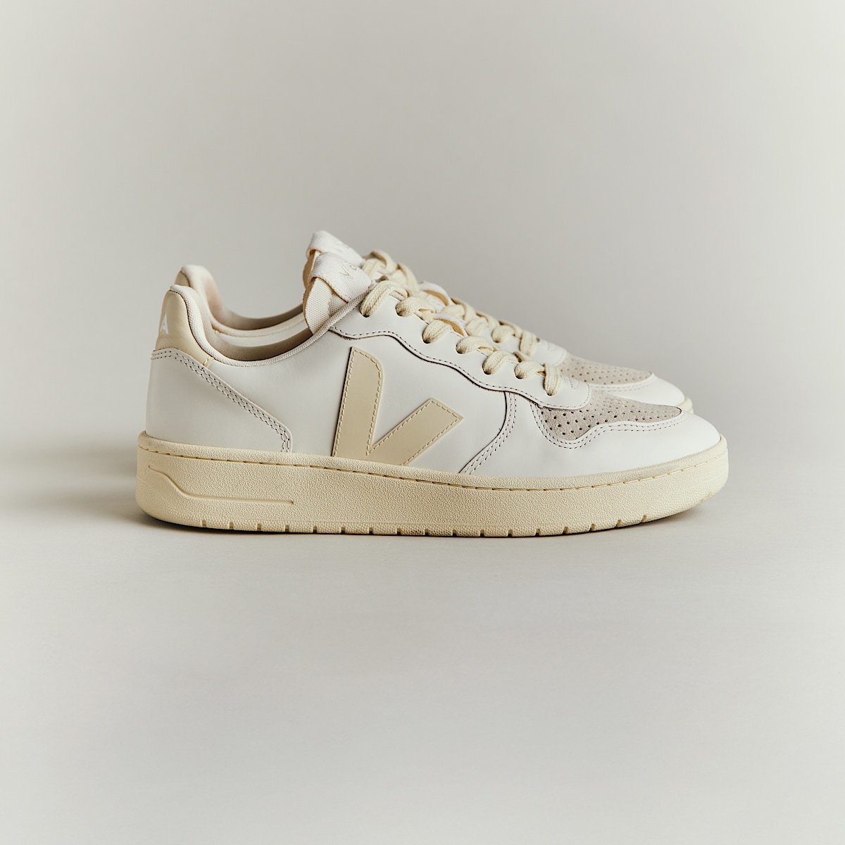 veja sneakers v-10-prime leather beige VI0220498