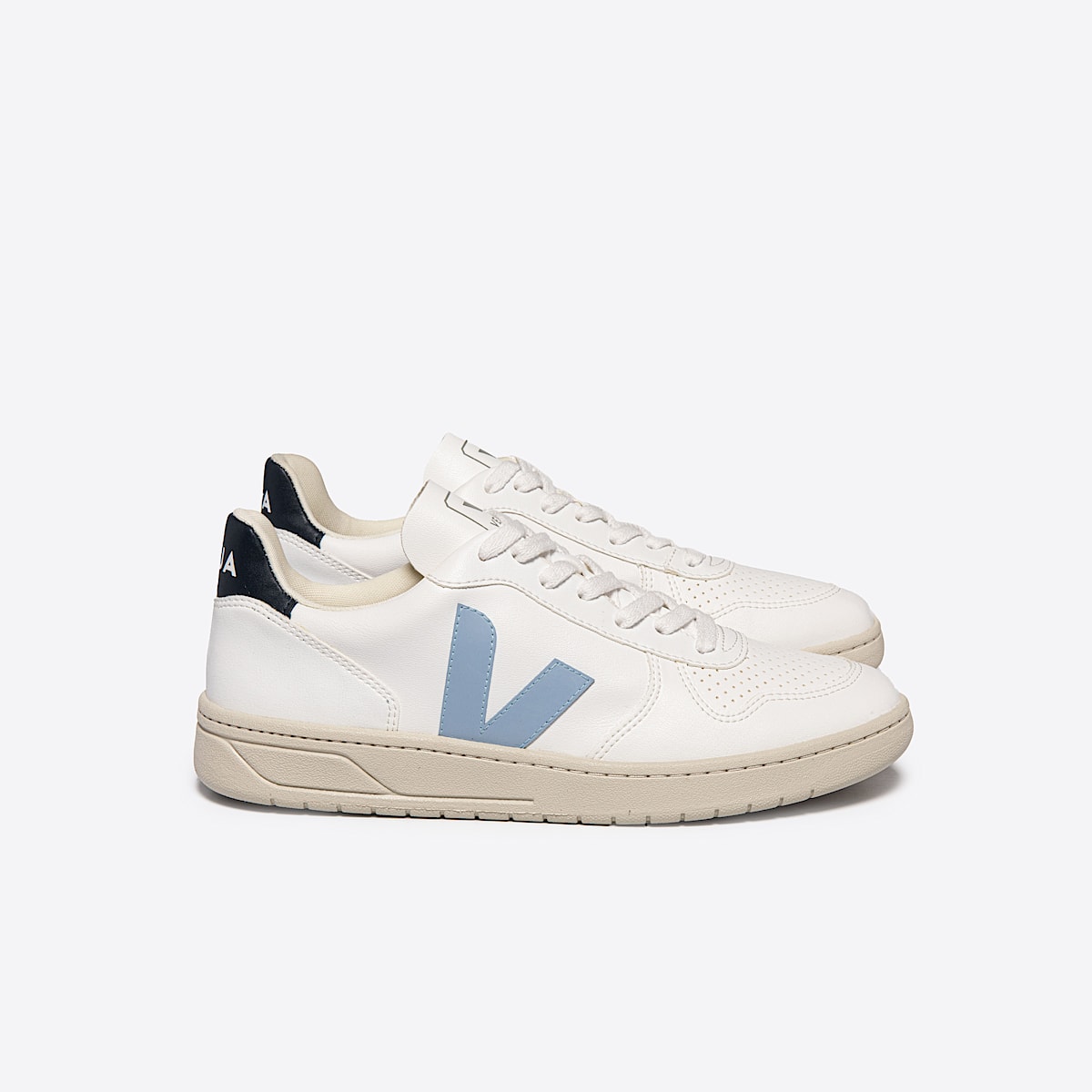 veja sneakers v-10 vegan white VX0703111 Lateral view