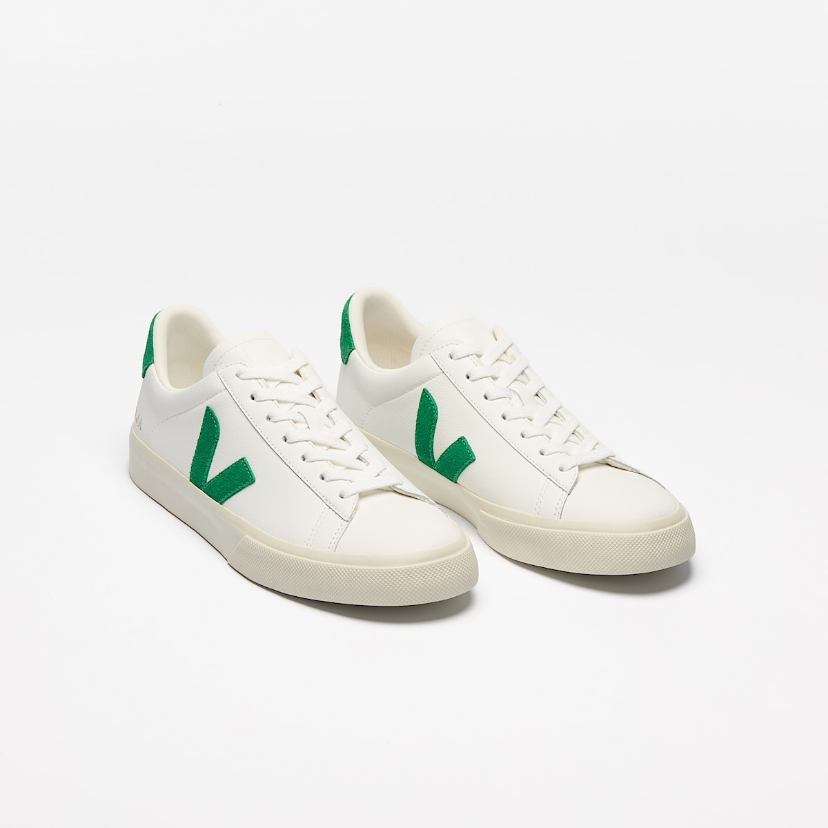 veja baskets campo cuir blanc CP0503690 Top view