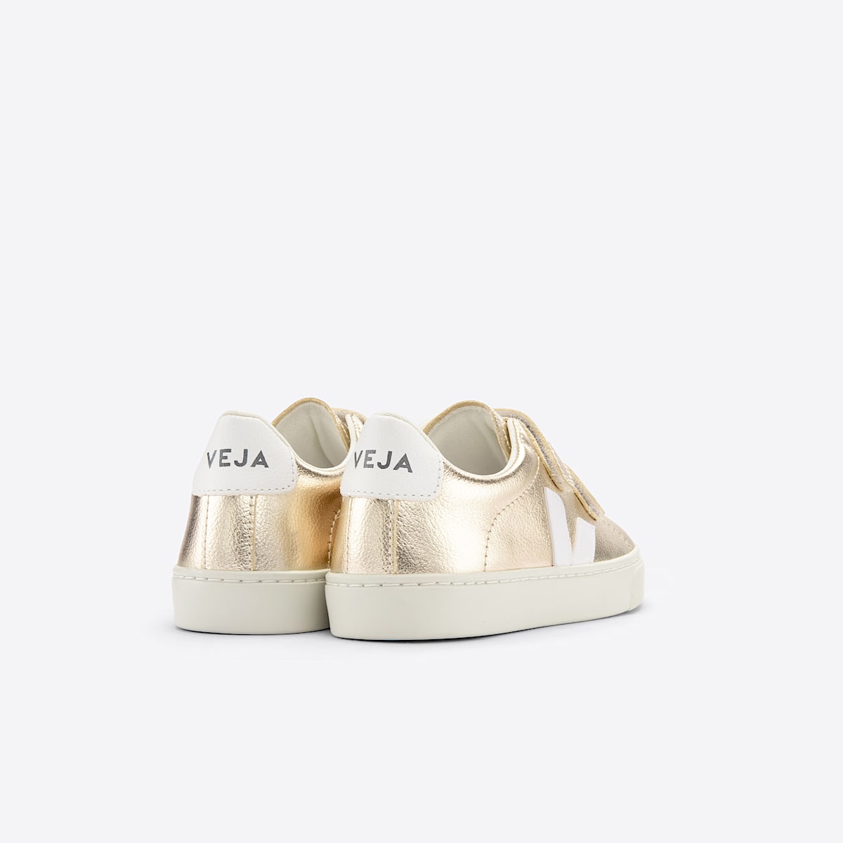 veja sneaker small-esplar leder gold SV0502418 Back view