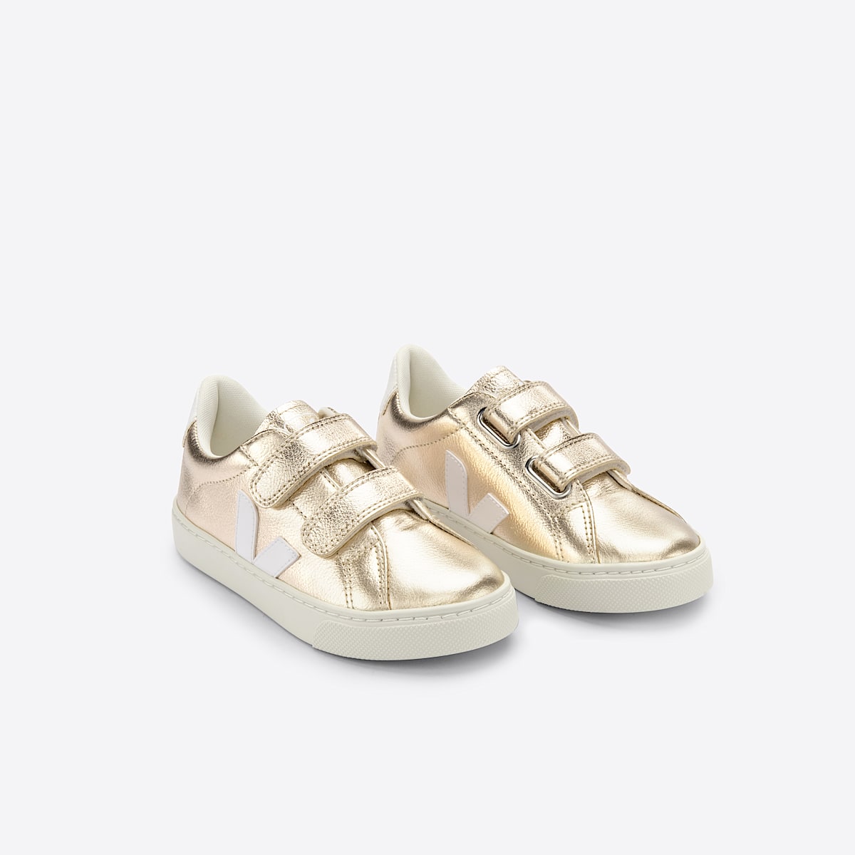 veja sneaker small-esplar leder gold SV0502418 Top view