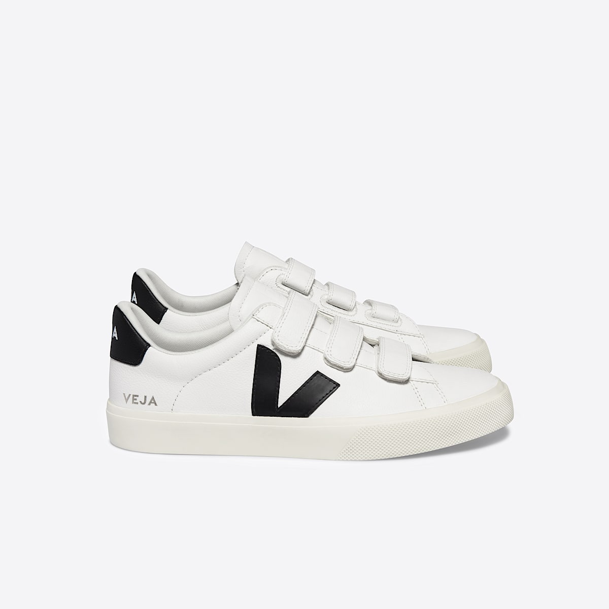 veja zapatillas recife-logo cuero blanco RC0502790 Lateral view