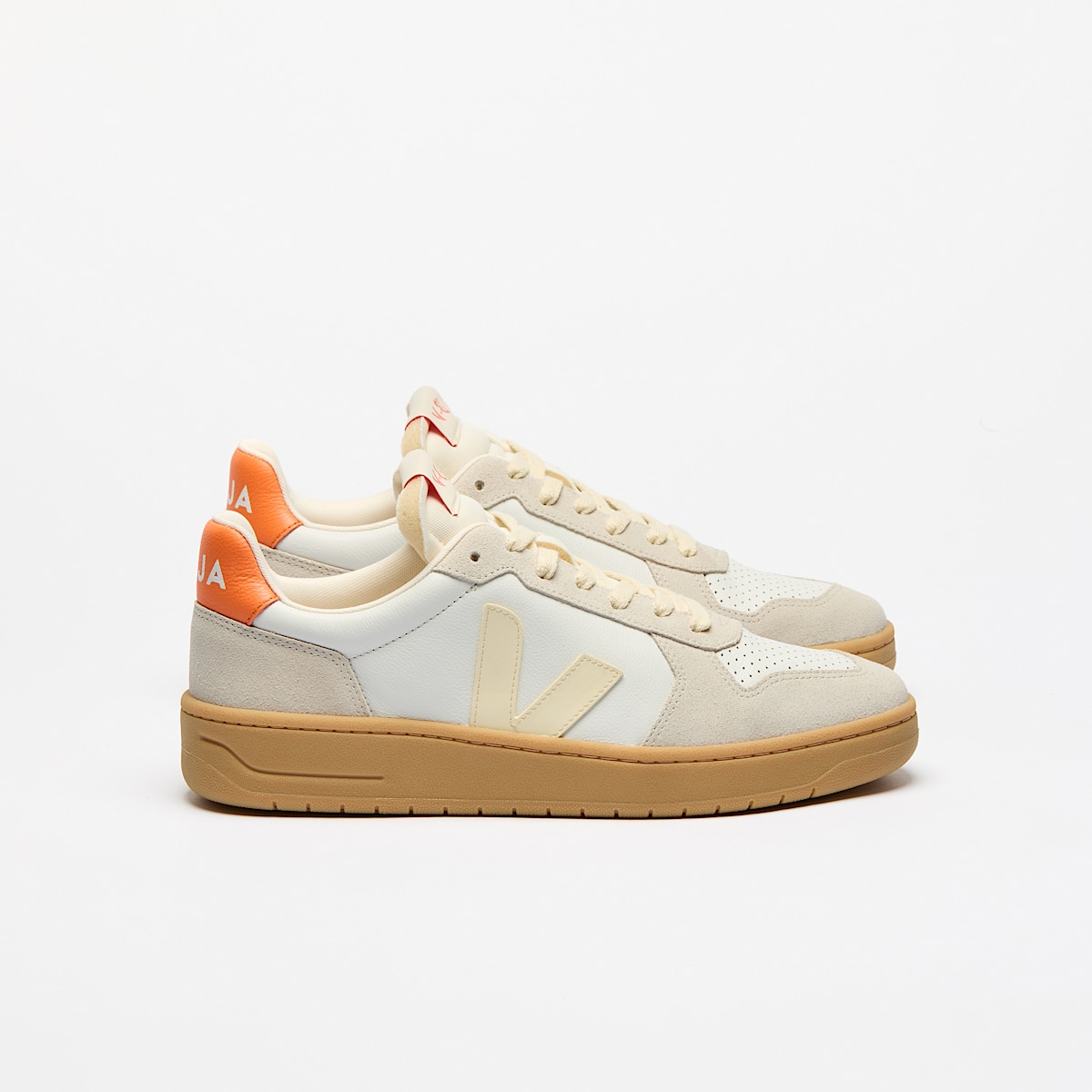 veja v-82 couro-orgânico cinzento VE3320758B480
