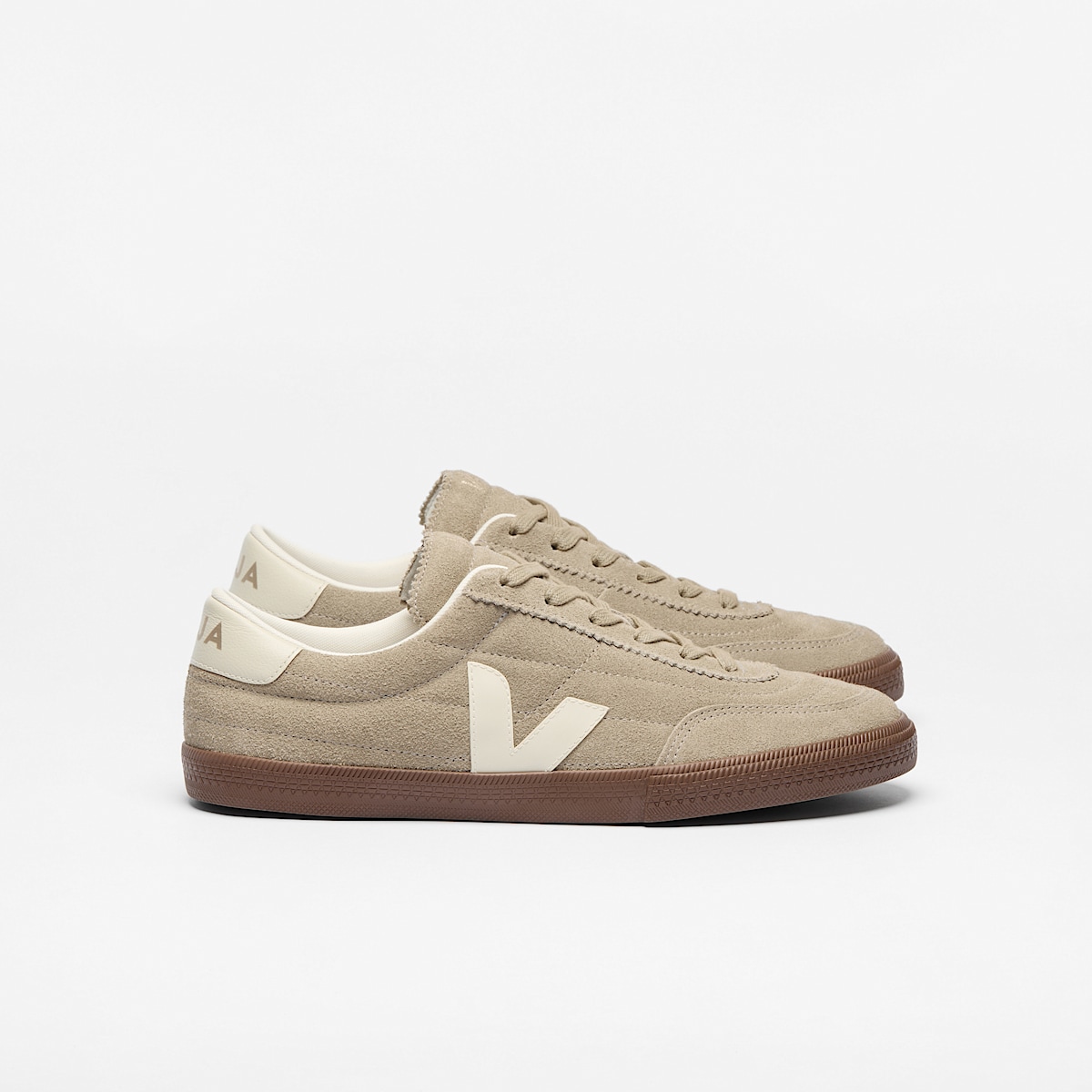 veja zapatillas panenka ante beige FU0320901 Lateral view
