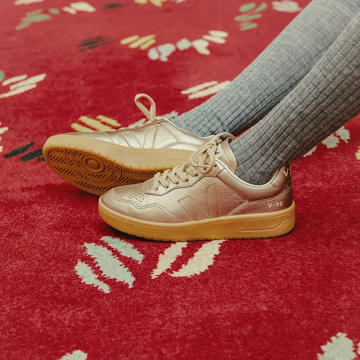 veja v-90 algodón-orgánico bronce VD2020913