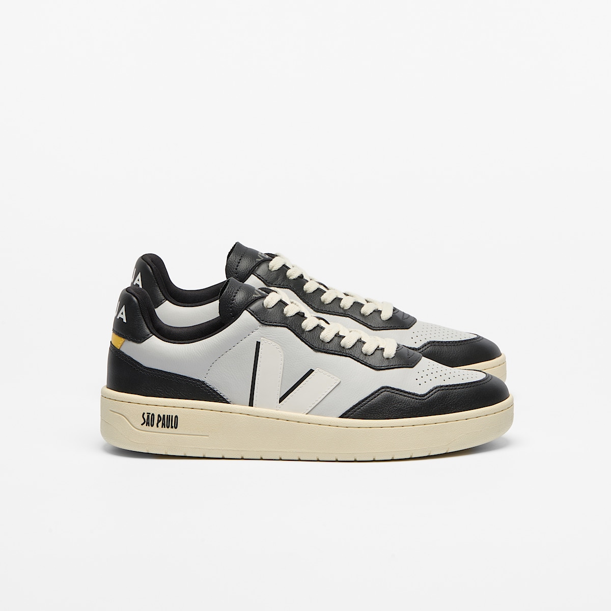 veja sneakers veja-x-sao-paulo pelle-biologica grigio DW2003844 Lateral view