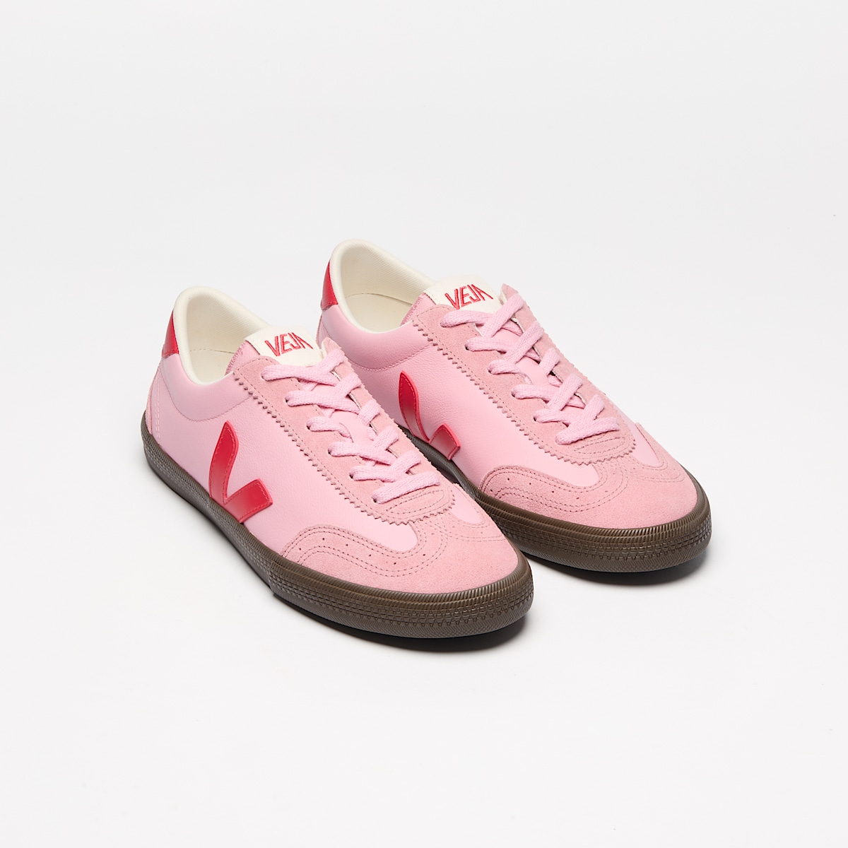 veja volley cuero-orgánico rosa VO2021182