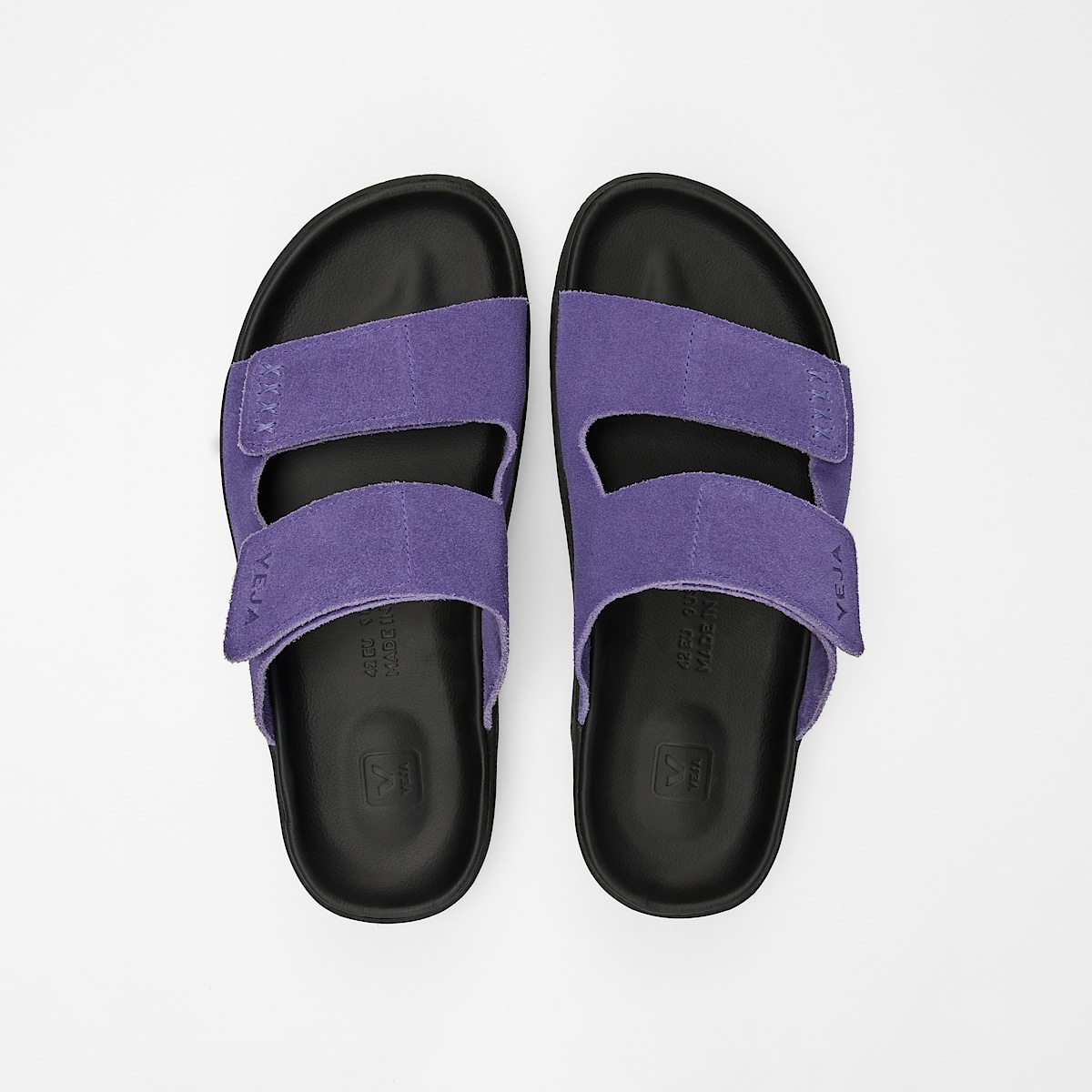 【関税込み】Etna Sandals - Veja - Leather - Purple ETNA SUEDE ACAI BLACK | VEJA
