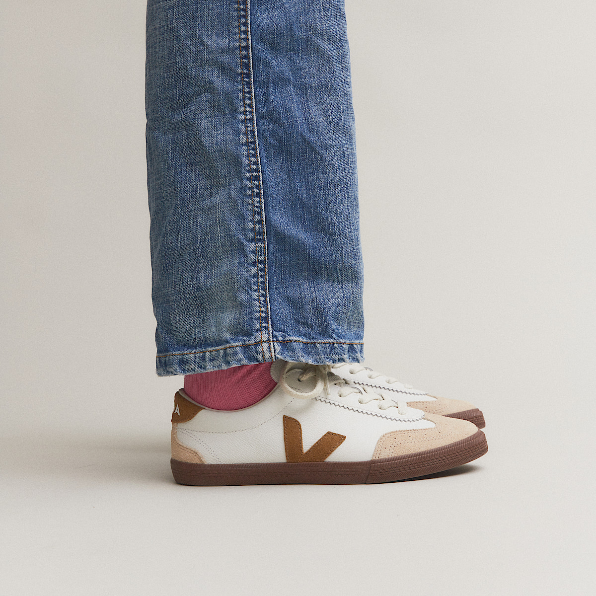 VEJA★VOLLEY★WHITE TENT BARK★兼用 VOLLEY LEATHER WHITE TENT BARK | VEJA