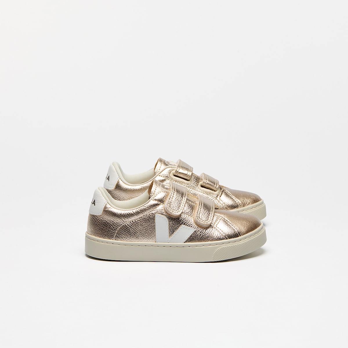 veja baskets small-esplar cuir doré SV0520640 Lateral view