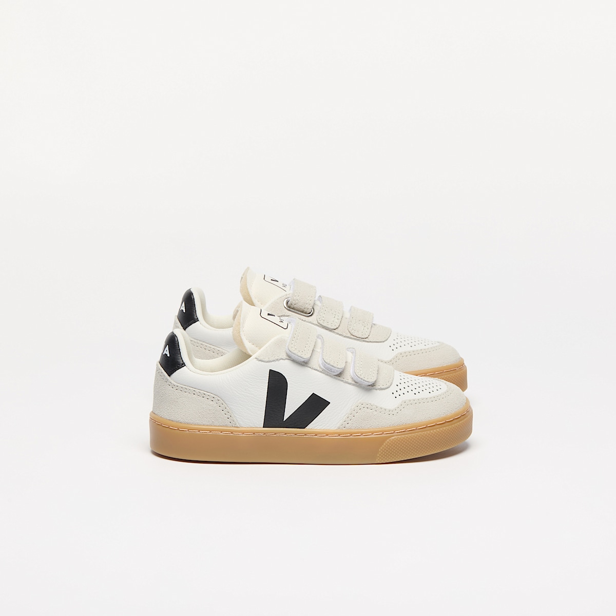 veja baskets small-v-90 cuir-biologique blanc SX2021006 Lateral view