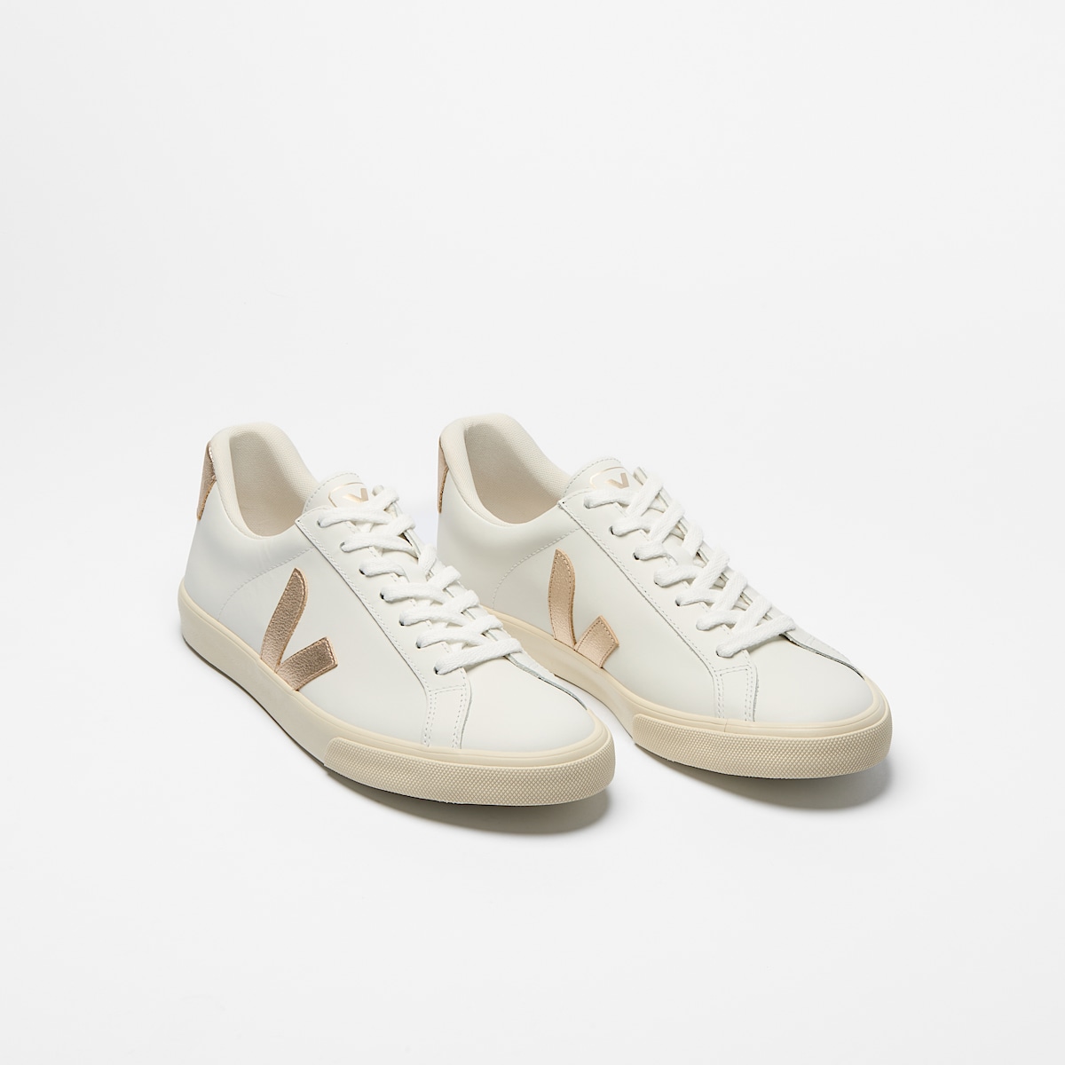 スニーカー VEJA Women Sneakers EO0203881 White Veja - Esplar in Extra White and Kiwi – gravitypope