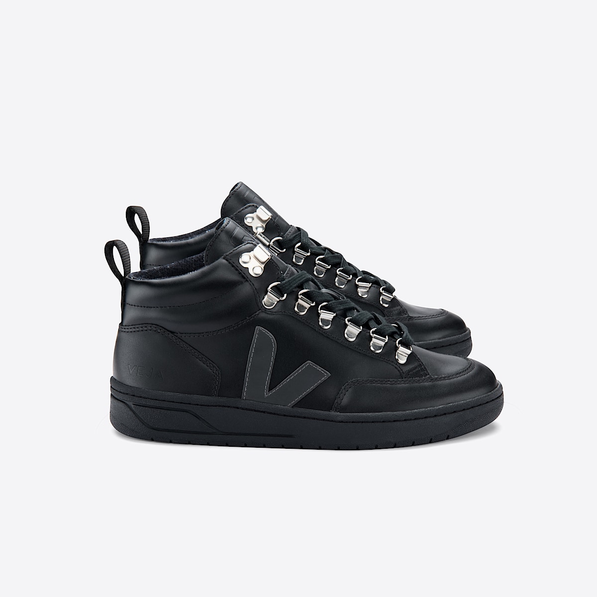 veja sneakers roraima cuir noir QR0201949 Lateral view