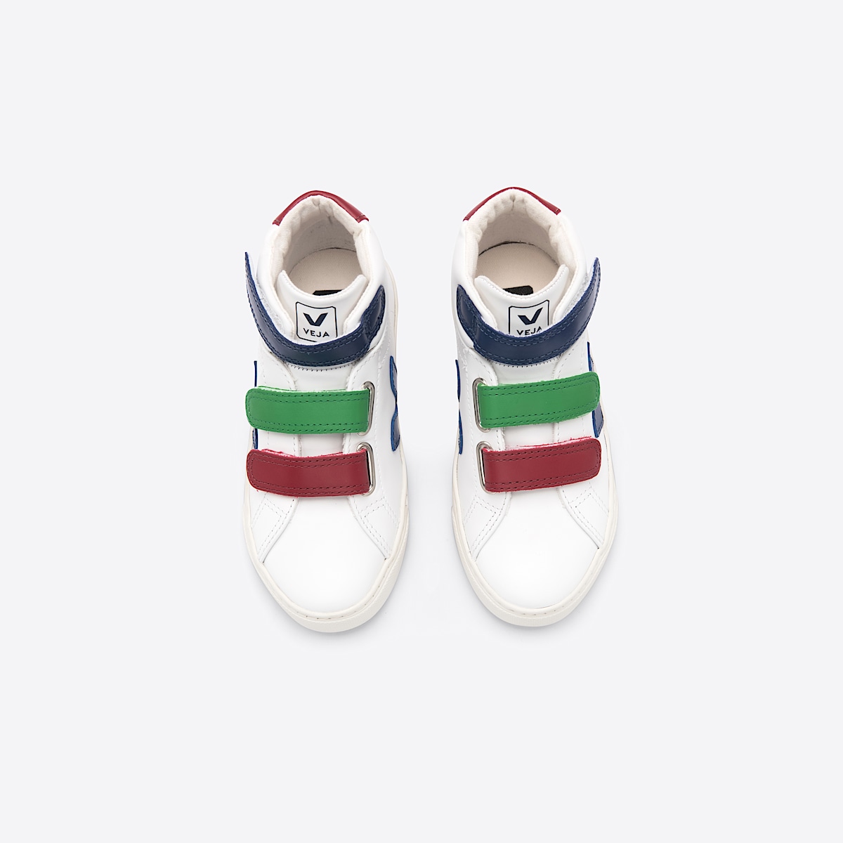 veja sneakers small-esplar-mid couro branco MV0201992 Top view