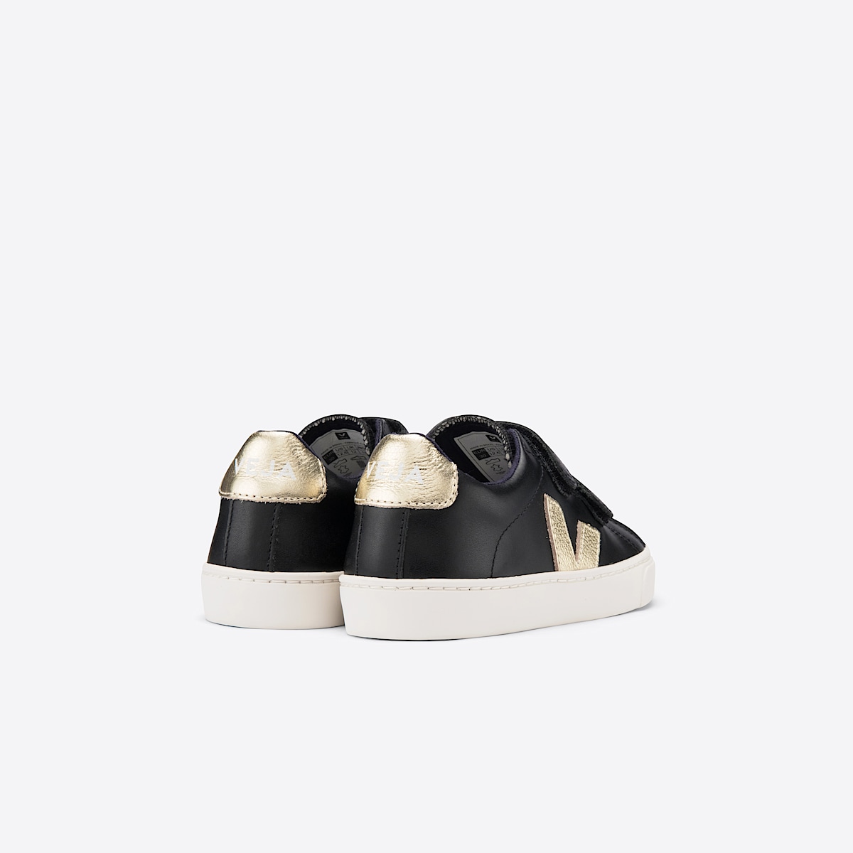 veja sneakers small-esplar cuero negro SV0201336 Back view