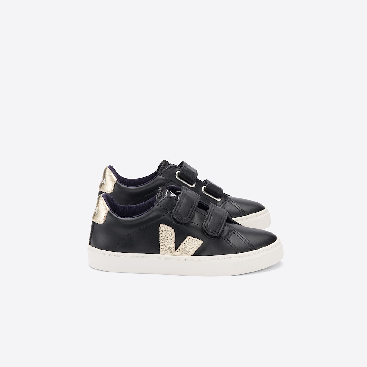 veja sneakers small-esplar leather black SV0201336 Lateral view