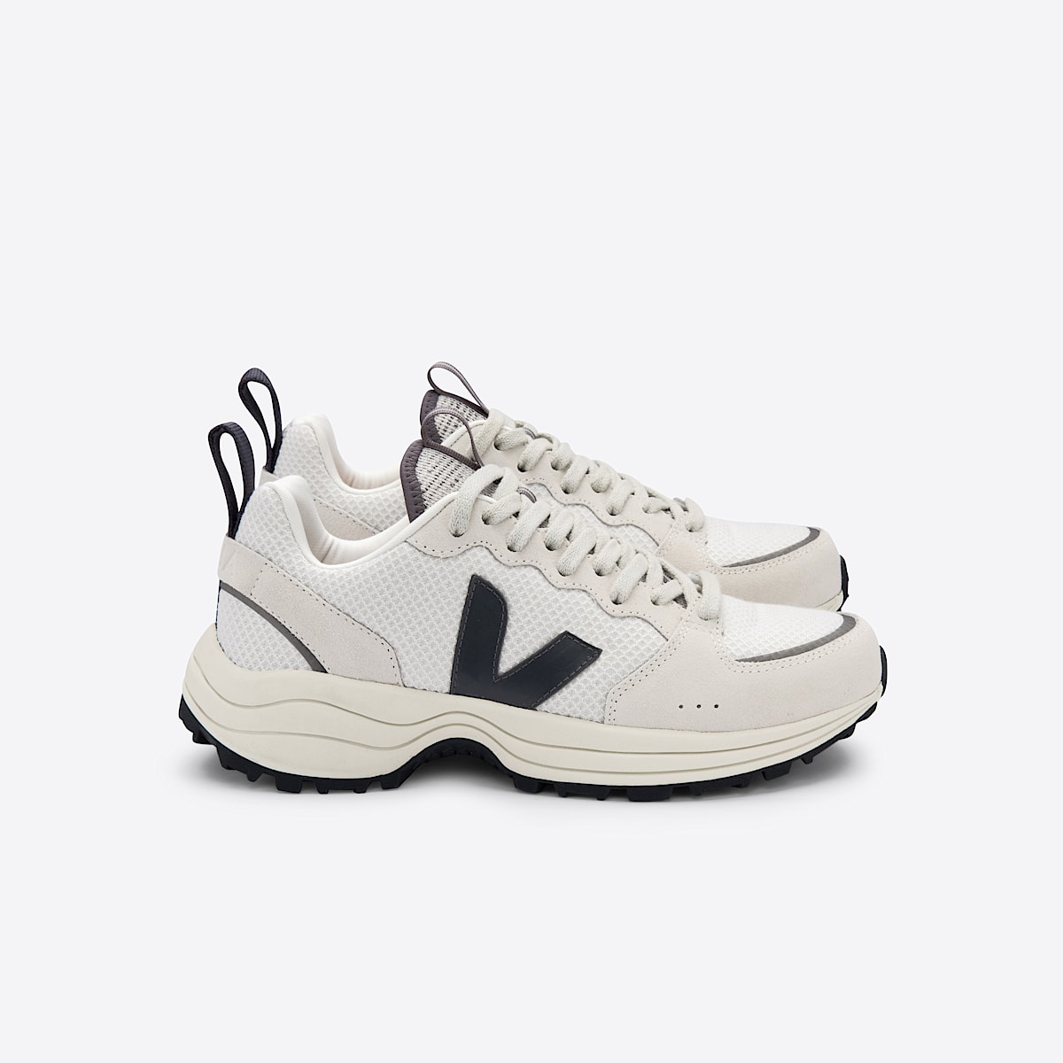 veja sneakers venturi 有机棉 米色 VT0102065 Lateral view