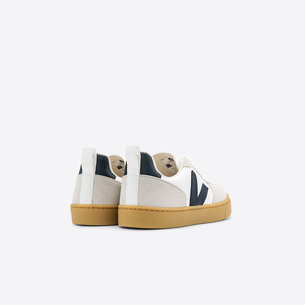 veja sneakers small-v-10-laces vegan white CX0712432 Back view