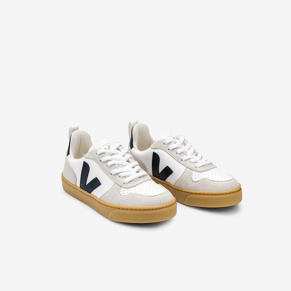 veja sneakers small-v-10-laces vegan blanc CX0712432 Top view