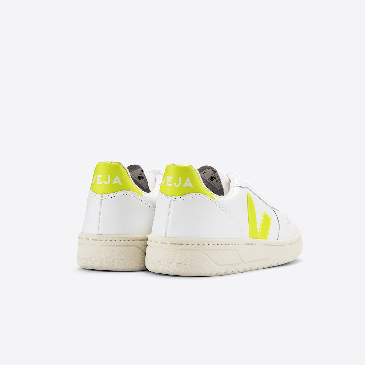 veja sneakers v-10 leather white VX0202086 Back view