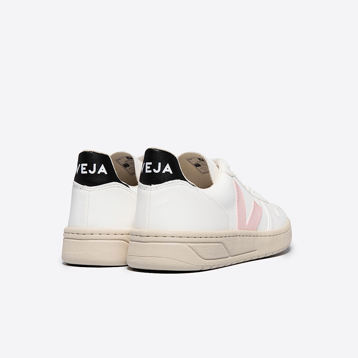 veja sneakers v-10 couro branco VX0702558 Back view