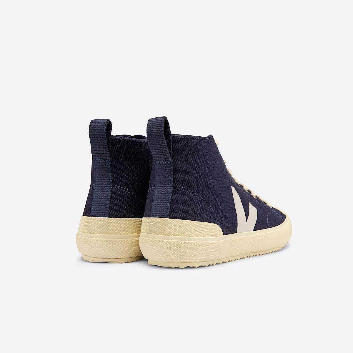 veja sneakers nova-ht coton-biologique bleu NT0102197 Back view