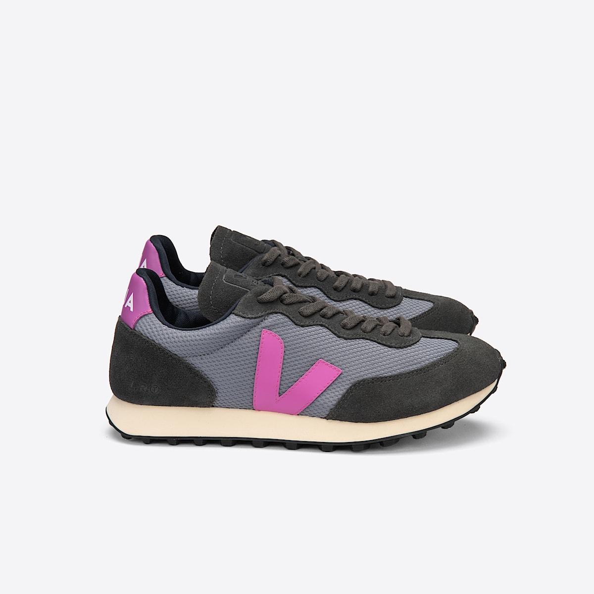 veja sneakers rio-branco recycled grey RB0102668 Lateral view