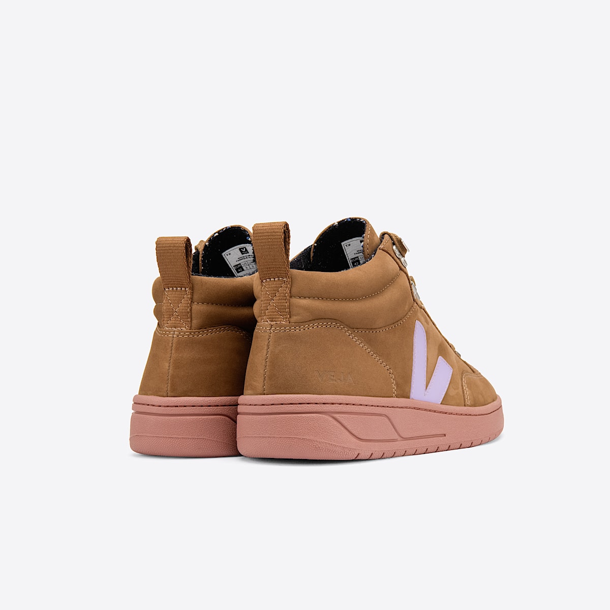 veja sneakers roraima nubuck brown QR1302699 Back view