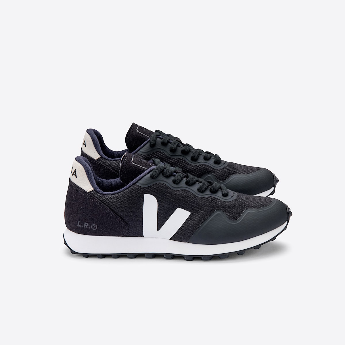 veja sneakers sdu-tpu organic-cotton black RT0101346 Lateral view