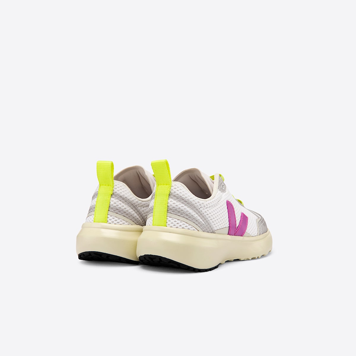 veja sneakers small-canary-el 有机棉 白色 YE0102741 Back view