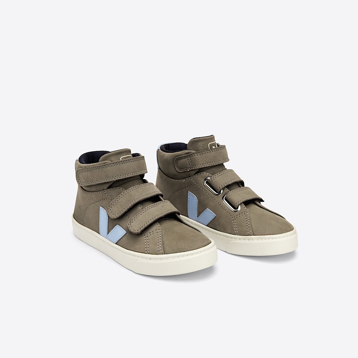 veja sneakers small-esplar-mid nubuck grey MV1302697 Top view