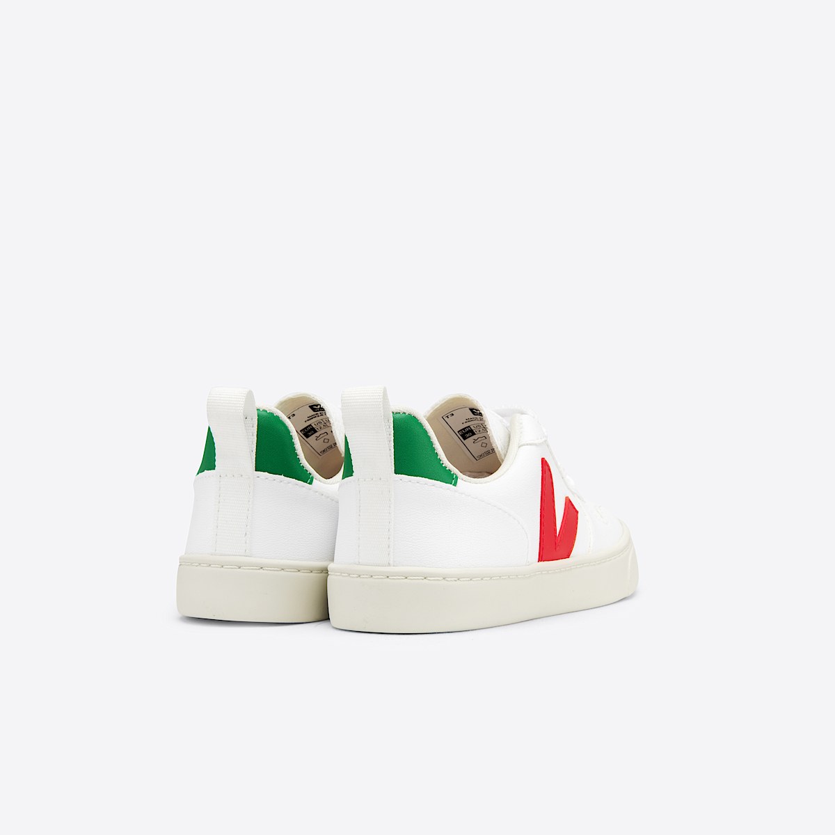 veja sneakers small-v-10-laces vegan blanc CX0712716 Back view