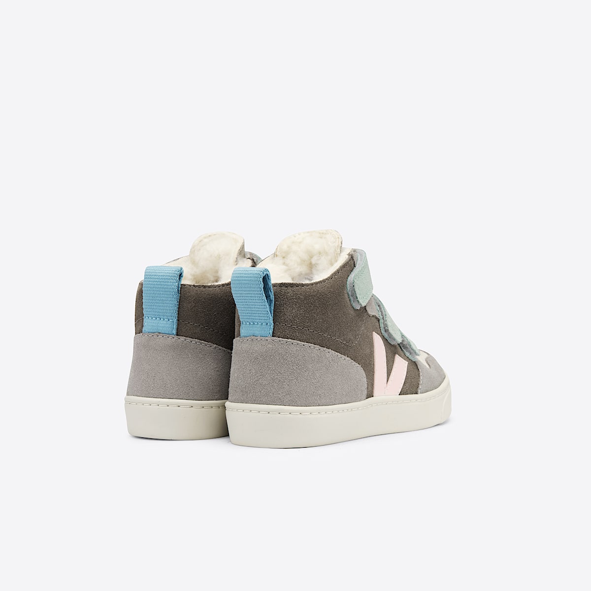 veja sneakers small-v-10-mid-winter fured multicolor DF0902740 Back view
