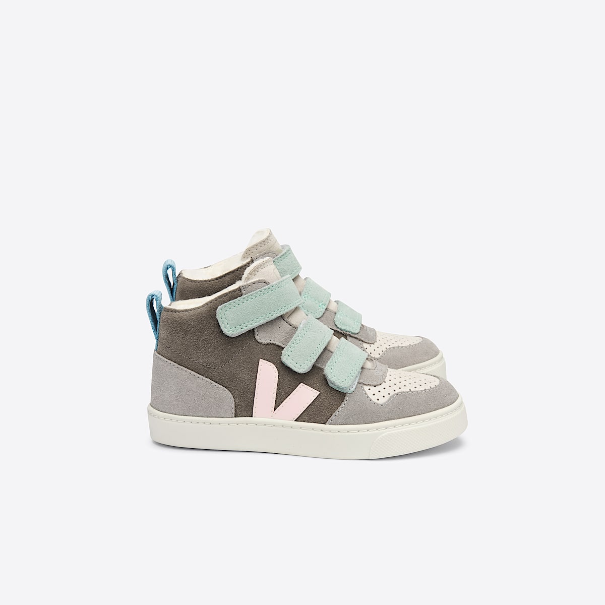 veja sneakers small-v-10-mid-winter fured multicolor DF0902740 Lateral view