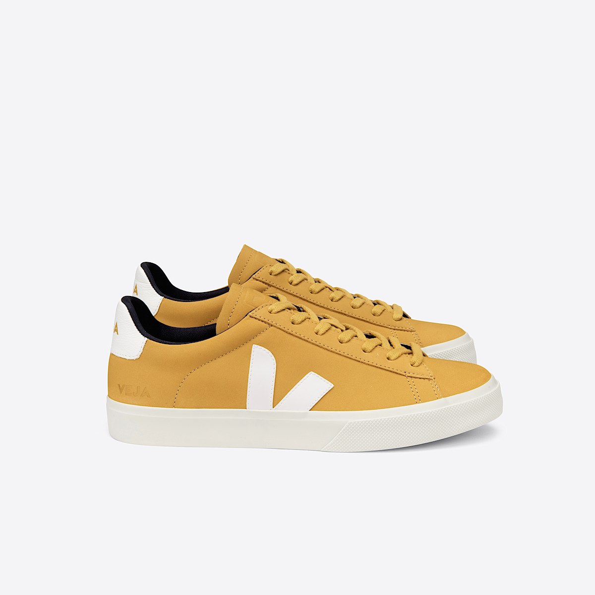 veja sneakers campo nubuck yellow CP1302702 Lateral view