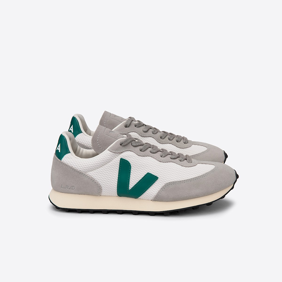 veja sneakers rio-branco riciclato grigio RB0102877 Lateral view