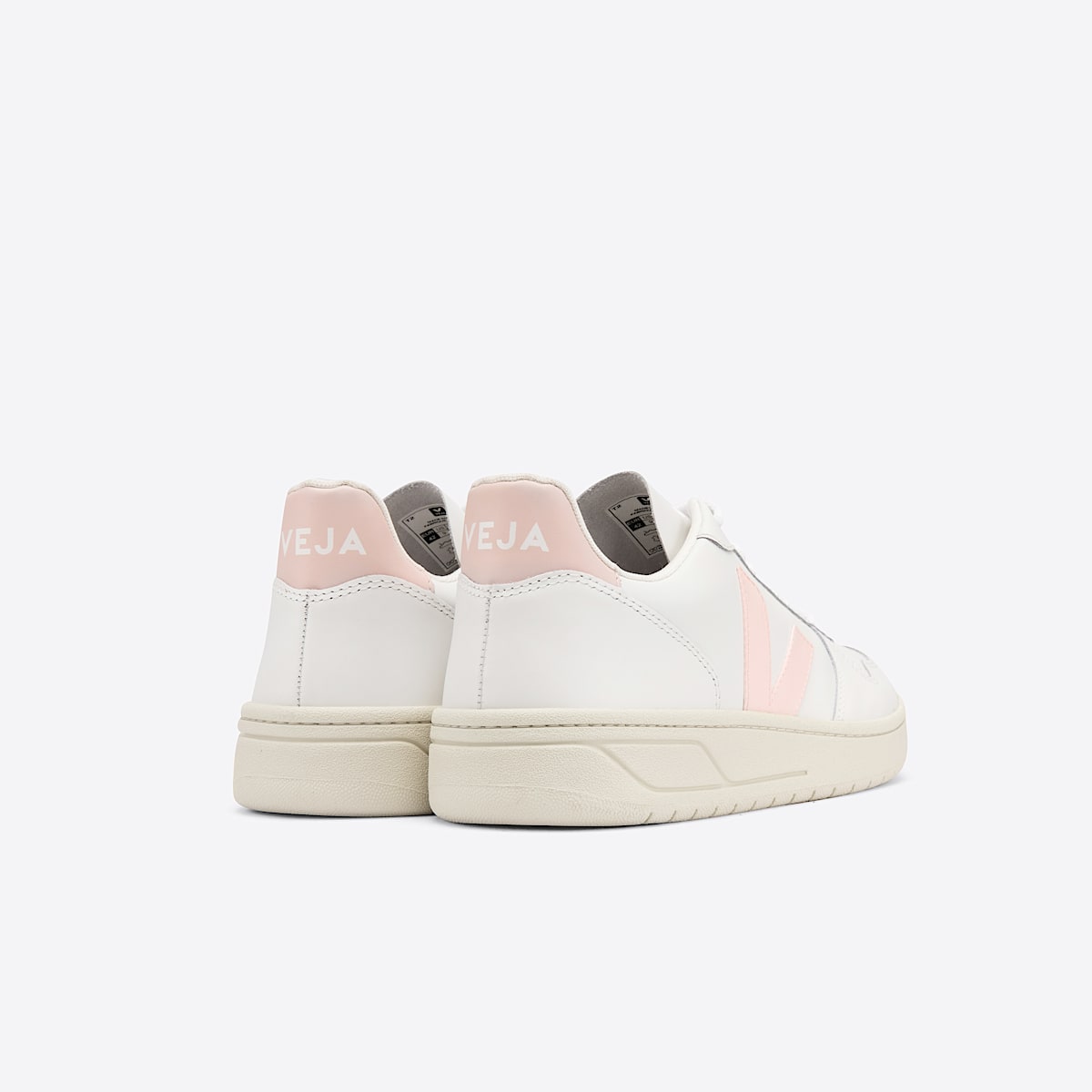 veja sneakers v-10 couro branco VX0202644 Back view