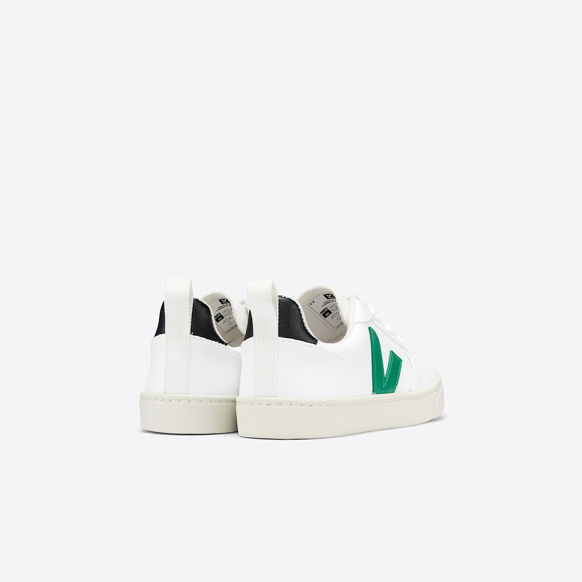 veja sneakers small-v-10-laces vegan weiss CX0711928 Back view