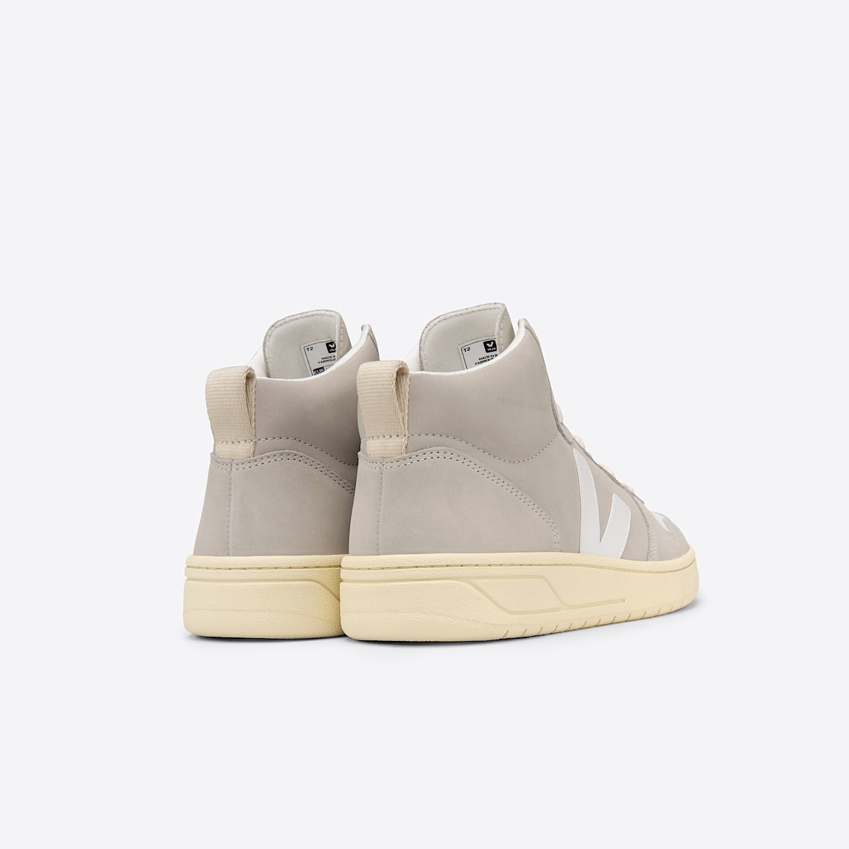 veja baskets v-15 nubuck beige VQ1302815 Back view