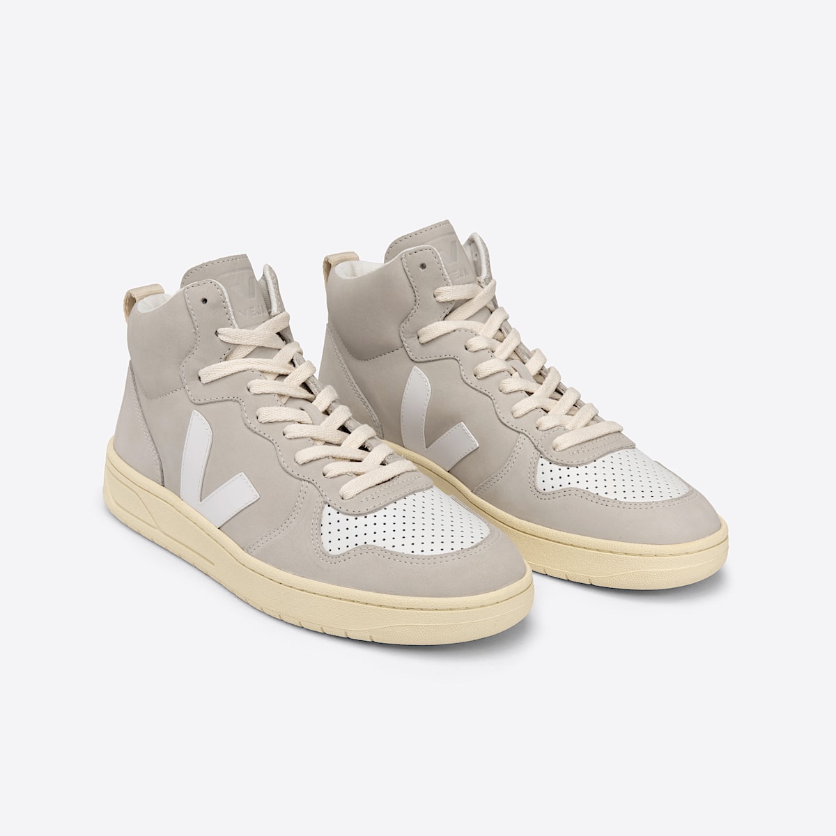 veja baskets v-15 nubuck beige VQ1302815 Top view