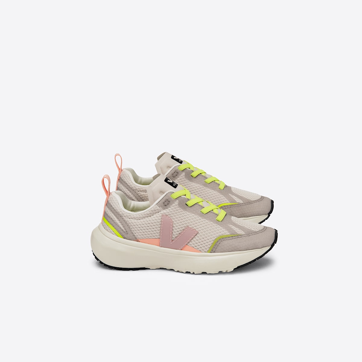 veja sneakers small-canary-el recycled grey YE0102922 Lateral view