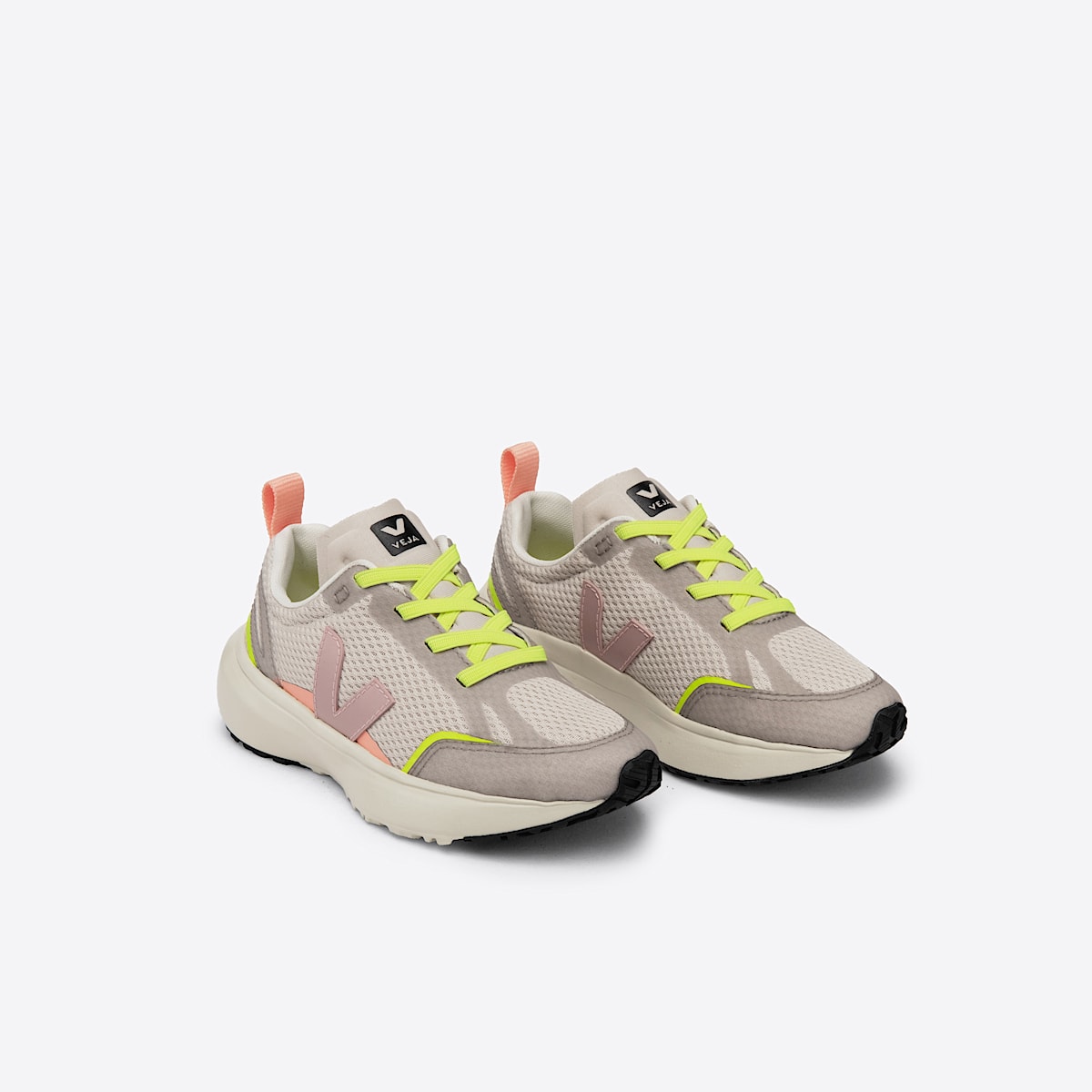 veja sapatilhas small-canary-el reciclado cinzento YE0102922 Top view