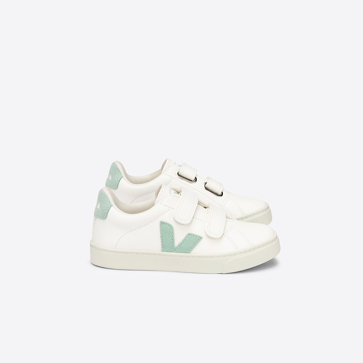 veja zapatillas small-esplar cuero blanco SV0502477 Lateral view